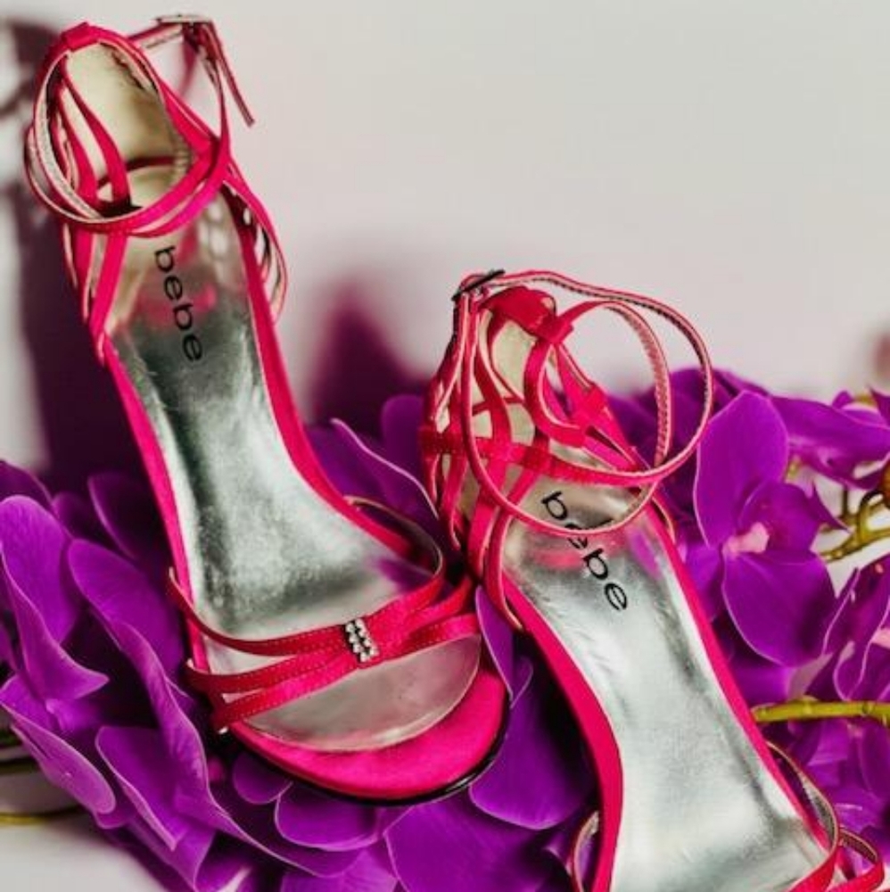 Hot Pink Bebe Heels #girlygirl
